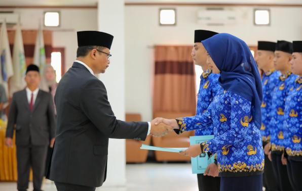 Pelantikan CPNS IPDN, Pj. Sekda Fery: Luruskan Niat dan Jaga Etika