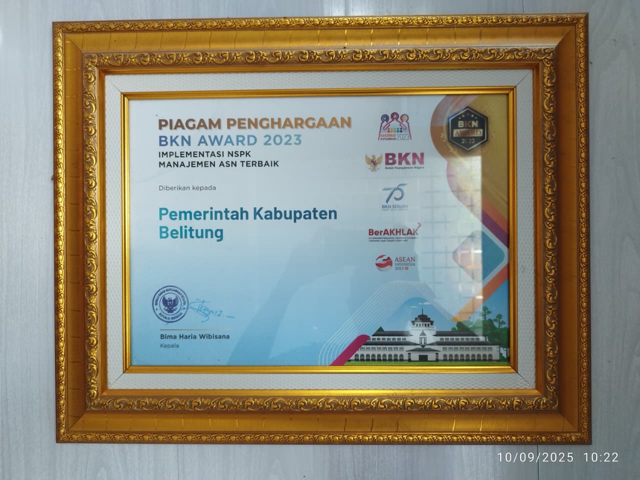 IMPLEMENTASI NSPK MANAJEMEN ASN TERBAIK