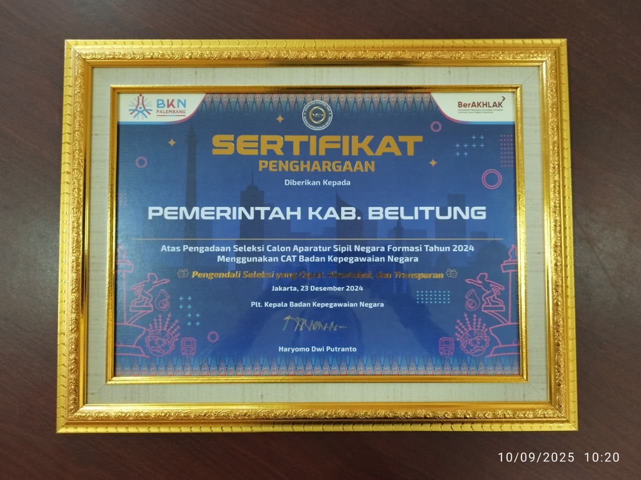 PENGENDALI SELEKSI YANG CEPAT, AKUNTABEL DAN TRANSPARAN